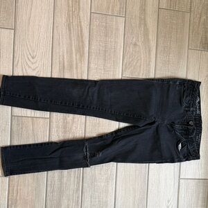 Madewell skinny distressed ankle jeans 26